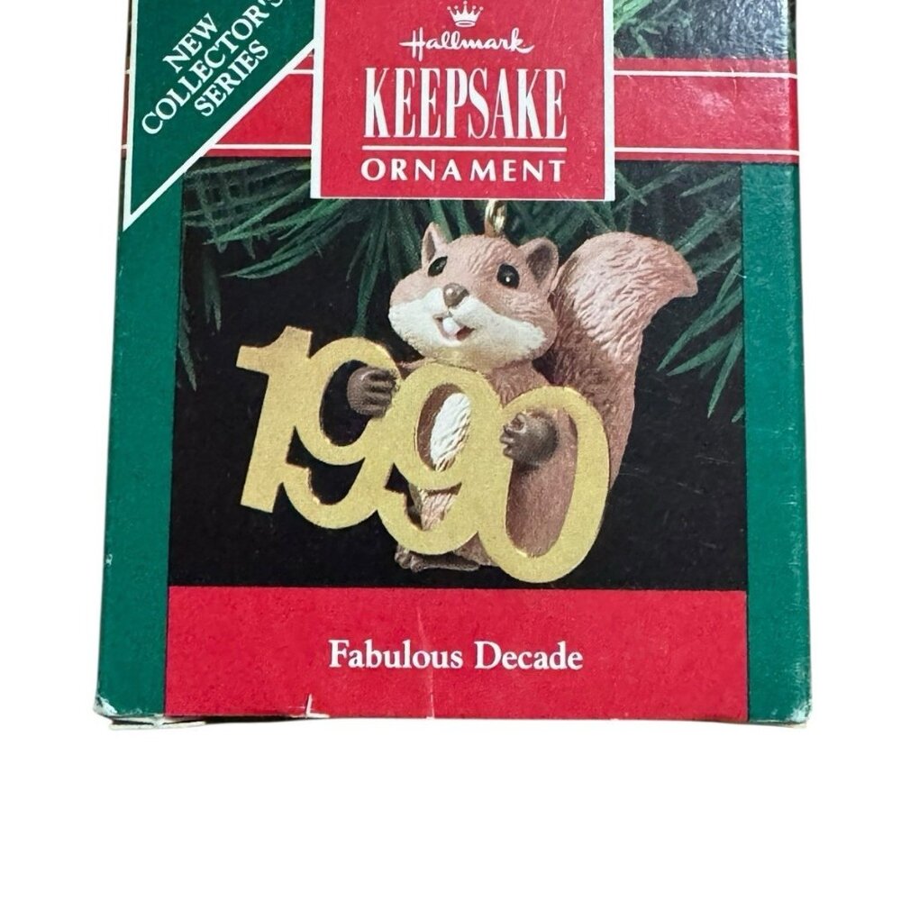 Hallmark Keepsake 1990 Fabulous Decade‎ Tree Ornament Christmas Holiday Vintage